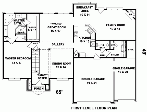 Traditional Level One of Plan 46650
