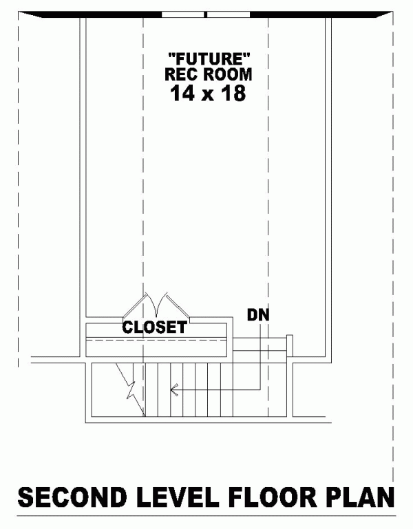 One-Story Traditional Level Two of Plan 46659