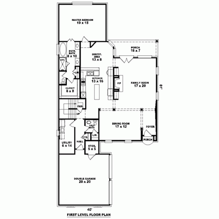 First Level Plan