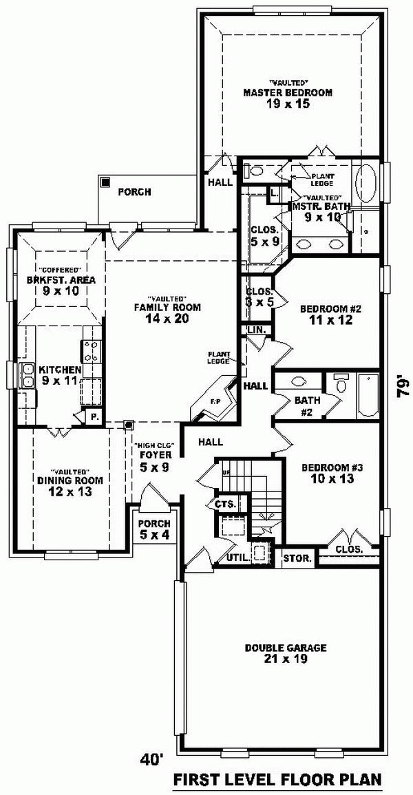 European Narrow Lot Level One of Plan 46667