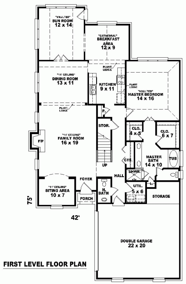 Traditional Level One of Plan 46669