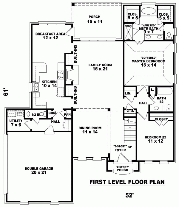 Traditional Level One of Plan 46671