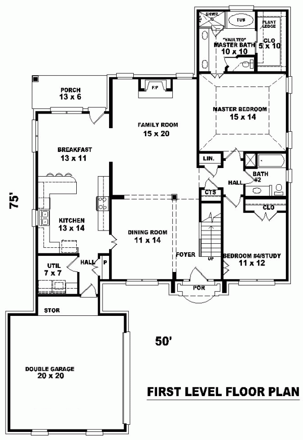 Colonial Level One of Plan 46672