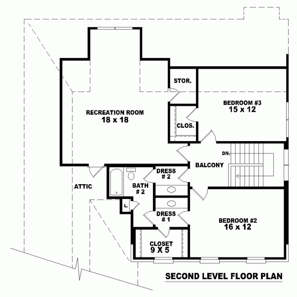 Traditional Level Two of Plan 46678
