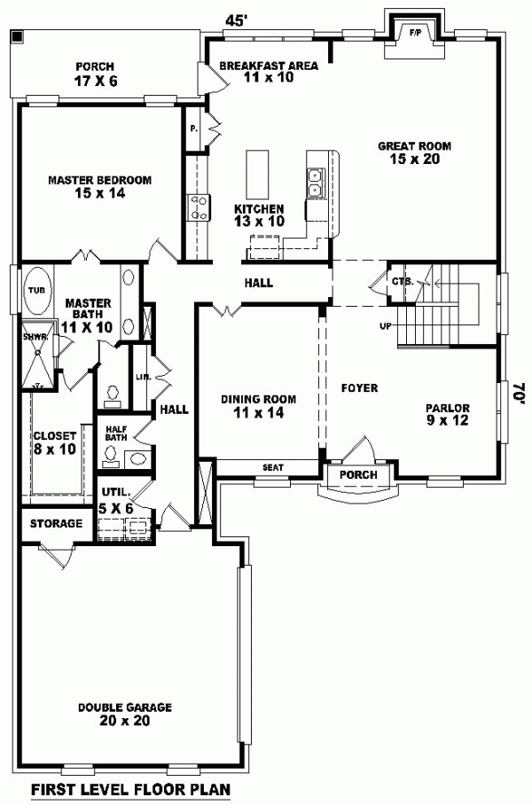 Colonial Level One of Plan 46679