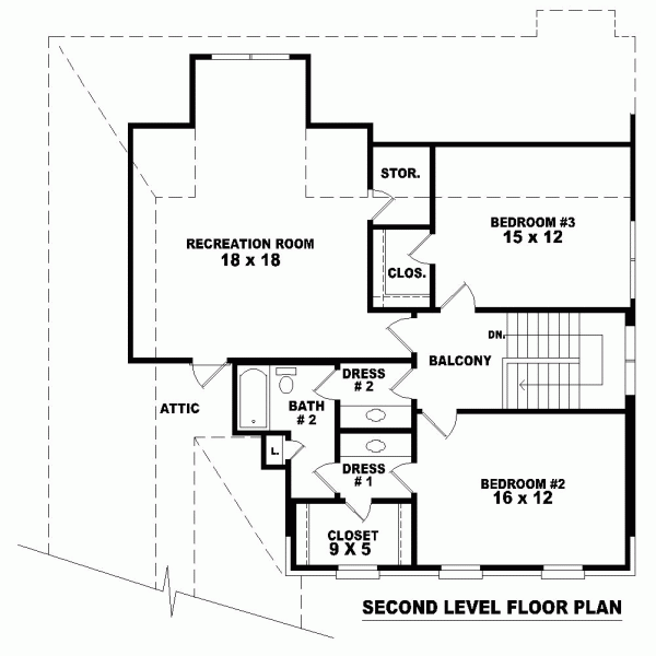 Colonial Level Two of Plan 46679