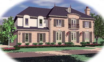 Tudor Elevation of Plan 46680