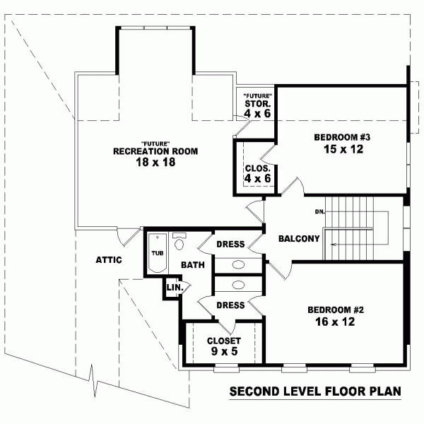  Level Two of Plan 46681