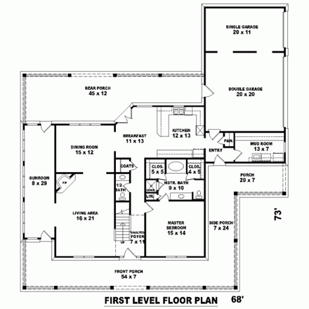 First Level Plan