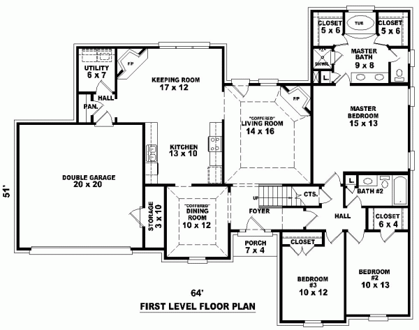 Traditional Level One of Plan 46694