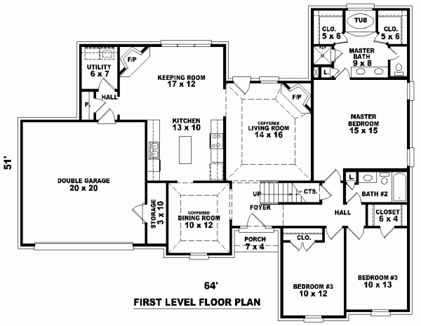 Traditional Level One of Plan 46695