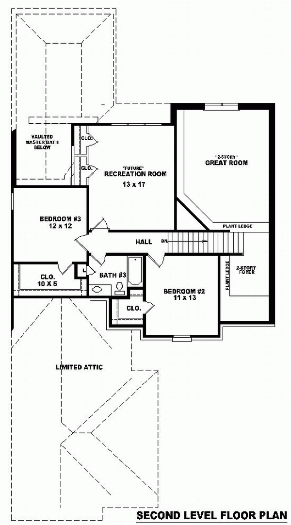 Traditional Level Two of Plan 46698