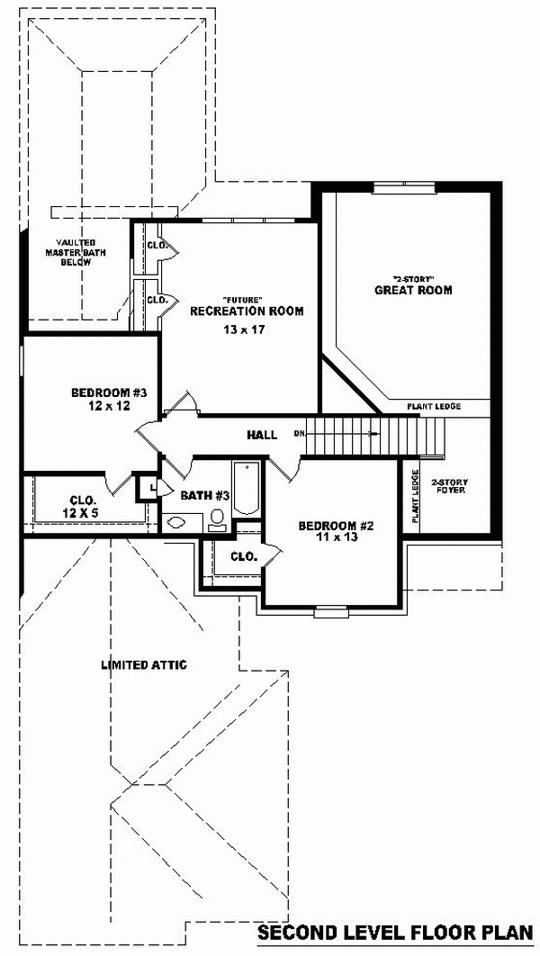 Traditional Level Two of Plan 46699