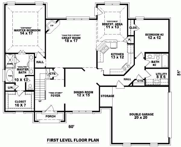 Traditional Level One of Plan 46702