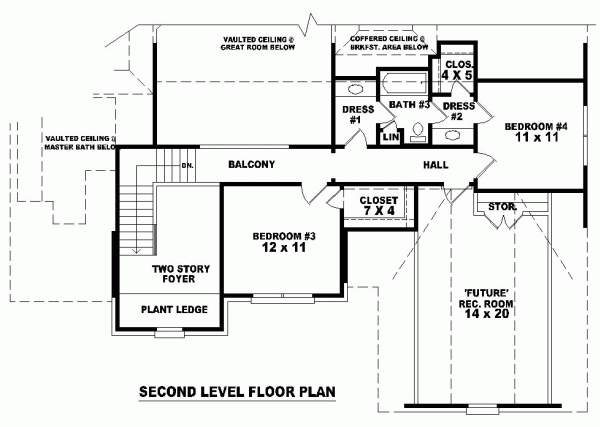 Traditional Level Two of Plan 46702