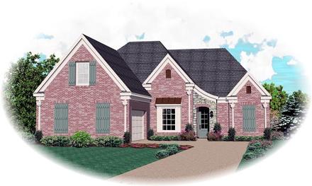 House Plan 46703 Elevation