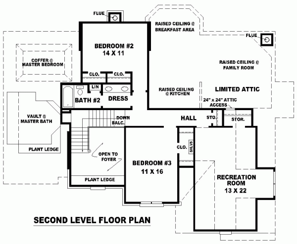 Traditional Level Two of Plan 46704