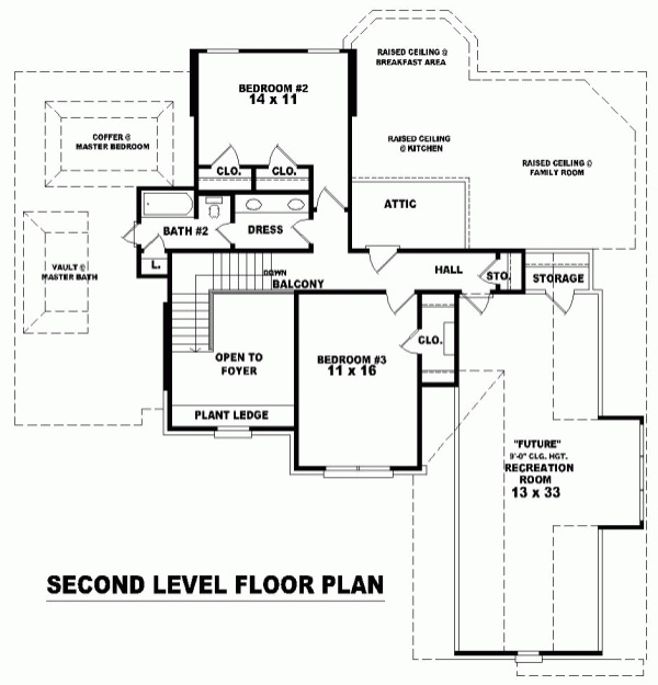 Traditional Level Two of Plan 46708