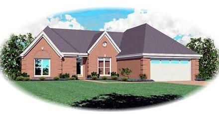 House Plan 46720 Elevation