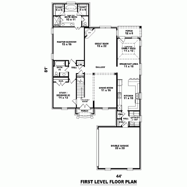  Level One of Plan 46721