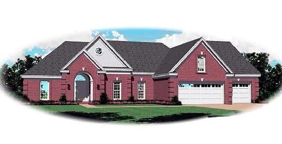 House Plan 46729 Elevation