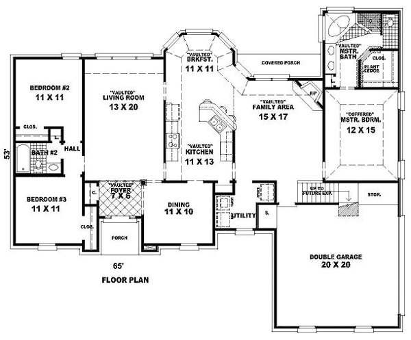 Traditional Level One of Plan 46732