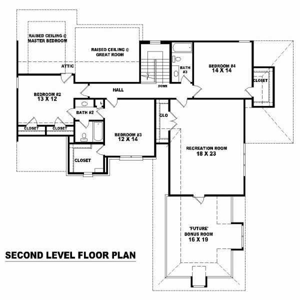 Traditional Level Two of Plan 46739