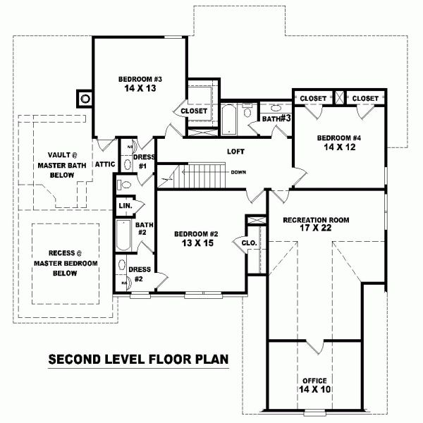 Traditional Level Two of Plan 46742