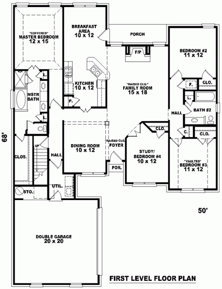 First Level Plan