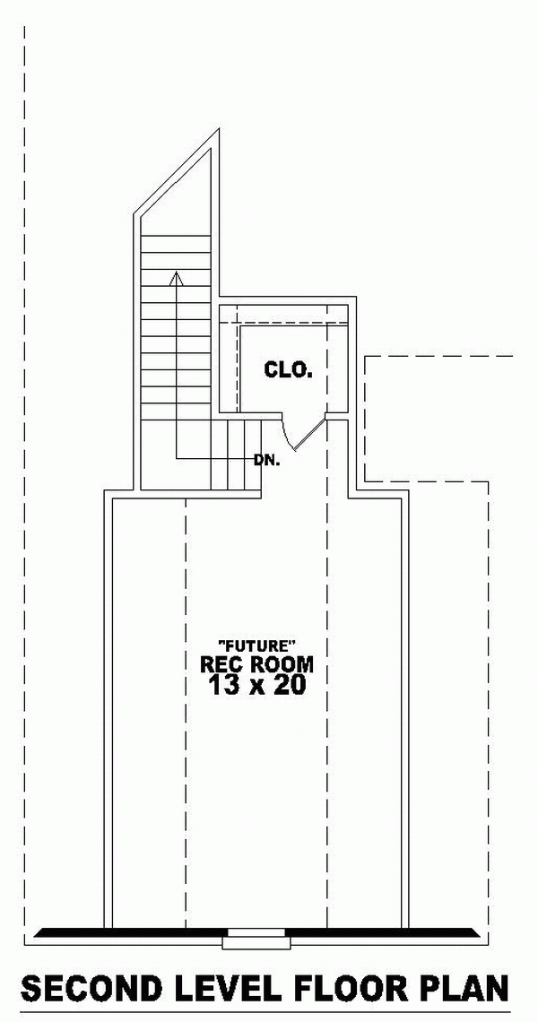 One-Story Traditional Level Two of Plan 46747