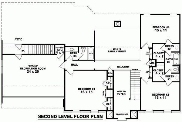  Level Two of Plan 46753