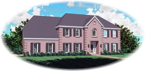 House Plan 46753 Elevation