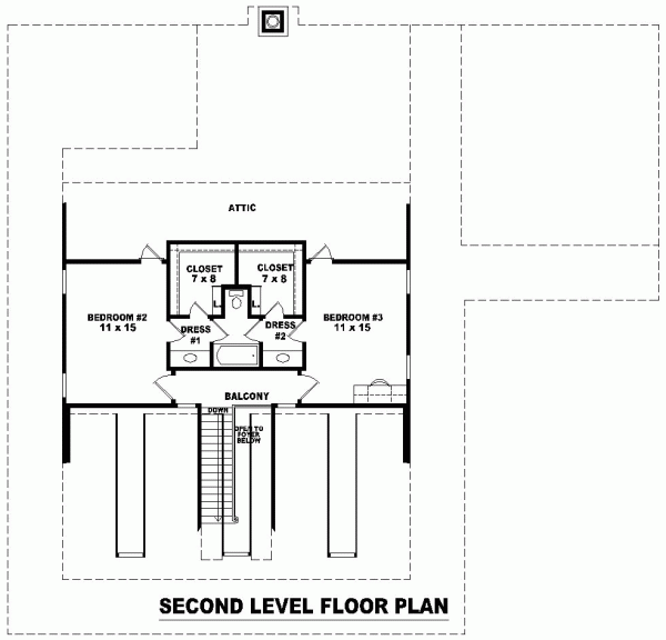 Cape Cod Level Two of Plan 46761