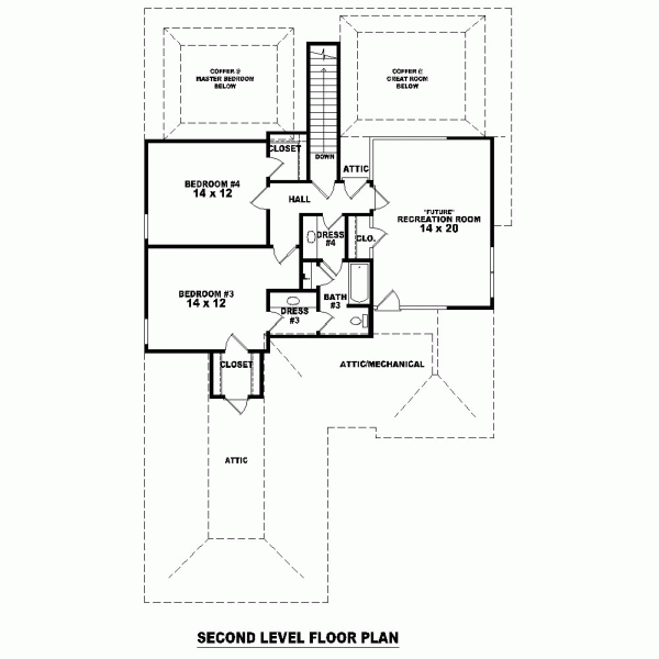  Level Two of Plan 46763