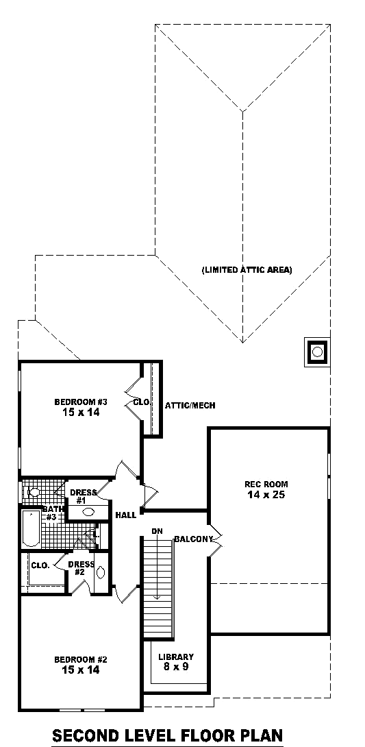 Craftsman Level Two of Plan 46764