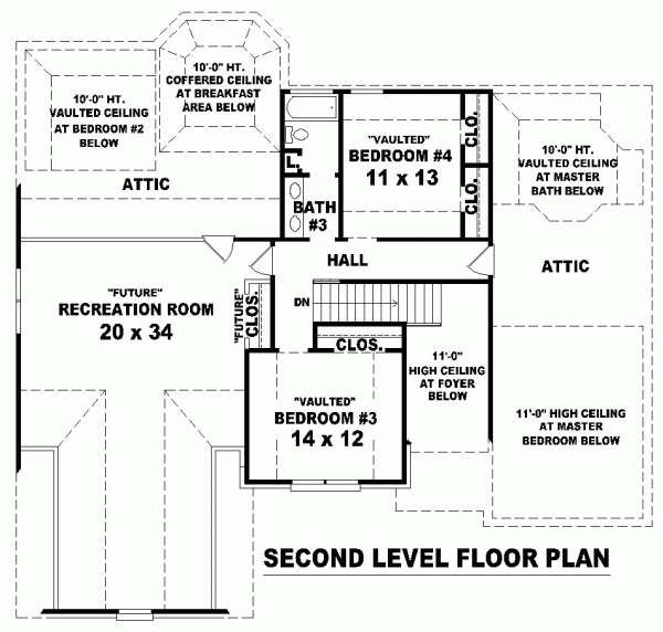 Traditional Level Two of Plan 46781