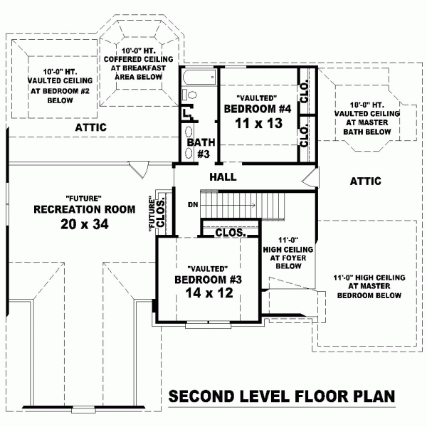 Tudor Level Two of Plan 46782