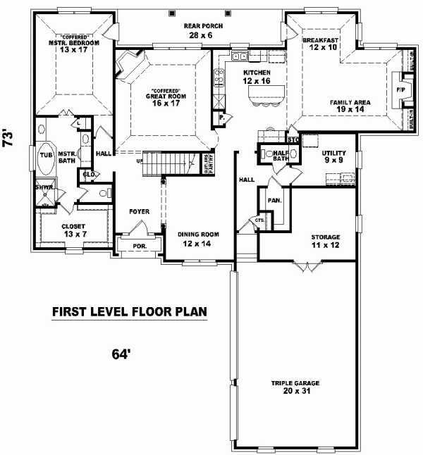 Traditional Level One of Plan 46784