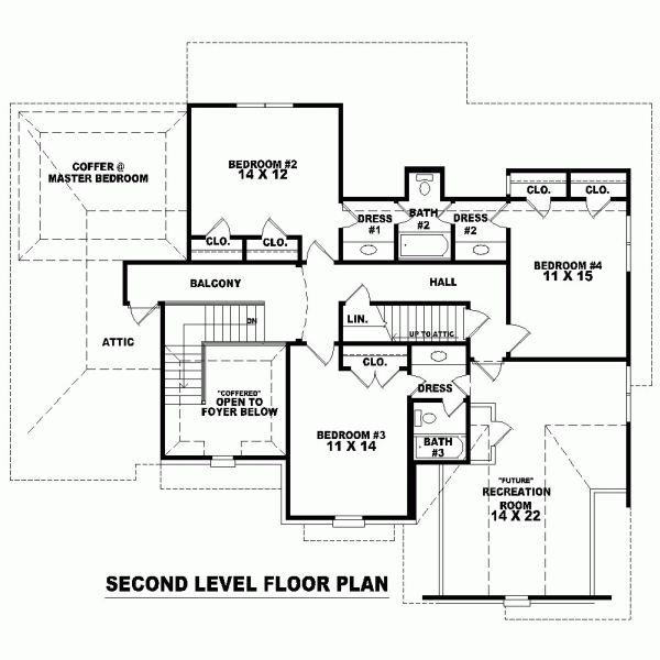 Tudor Level Two of Plan 46791