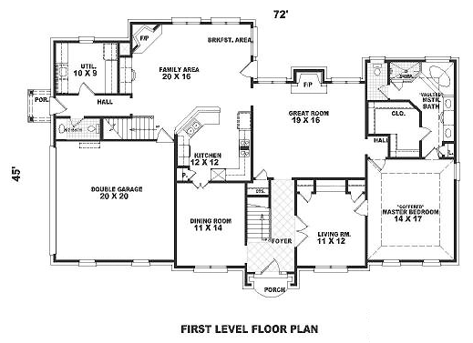 Traditional Level One of Plan 46793