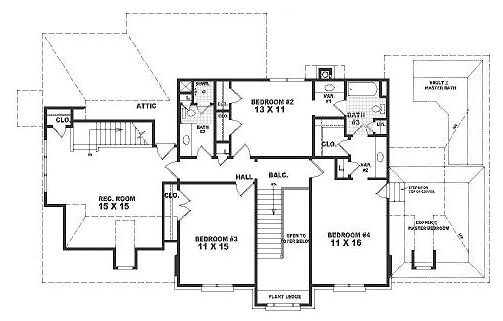 Traditional Level Two of Plan 46793