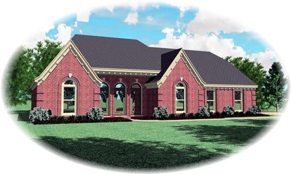 House Plan 46796 Elevation