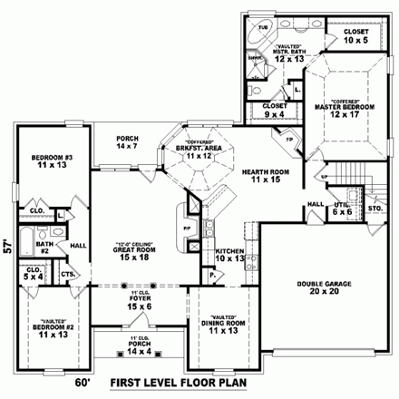 First Level Plan