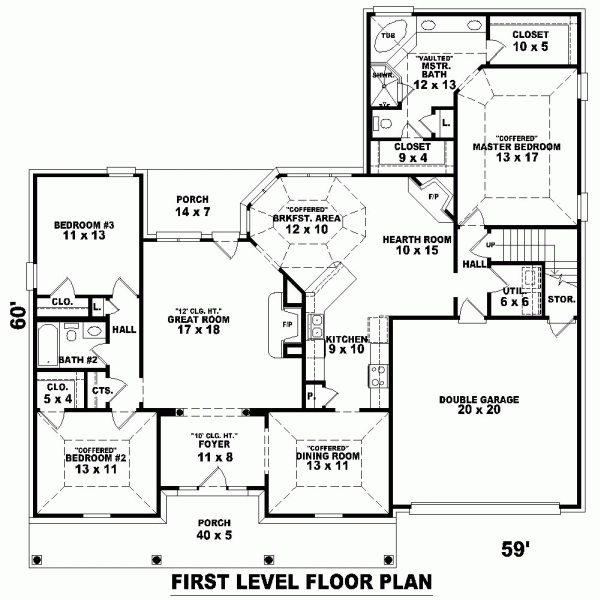 Traditional Level One of Plan 46798