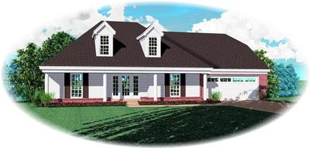 Traditional Elevation of Plan 46798