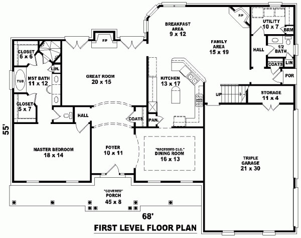 Traditional Level One of Plan 46799