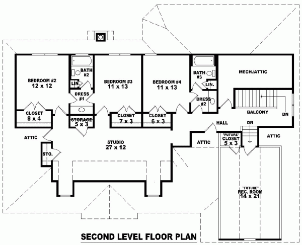 Traditional Level Two of Plan 46799