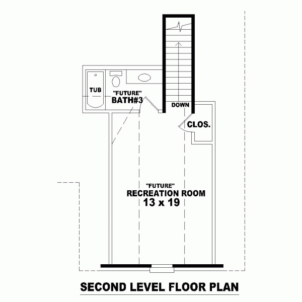 One-Story Level Two of Plan 46803