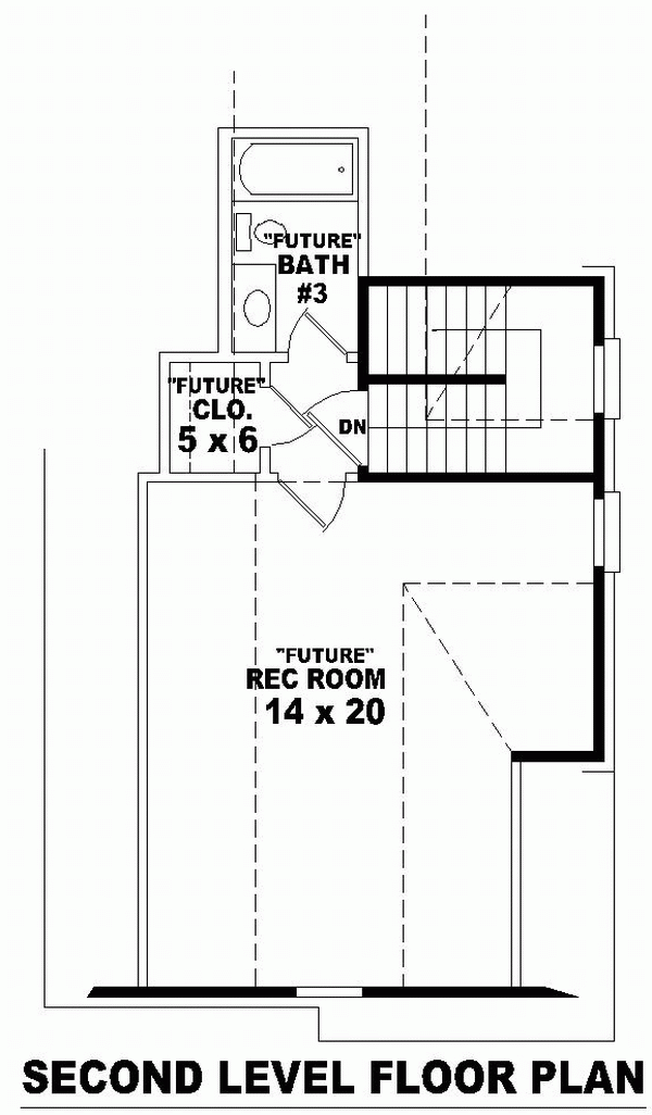 One-Story Traditional Level Two of Plan 46810