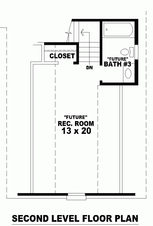 European One-Story Level Two of Plan 46815
